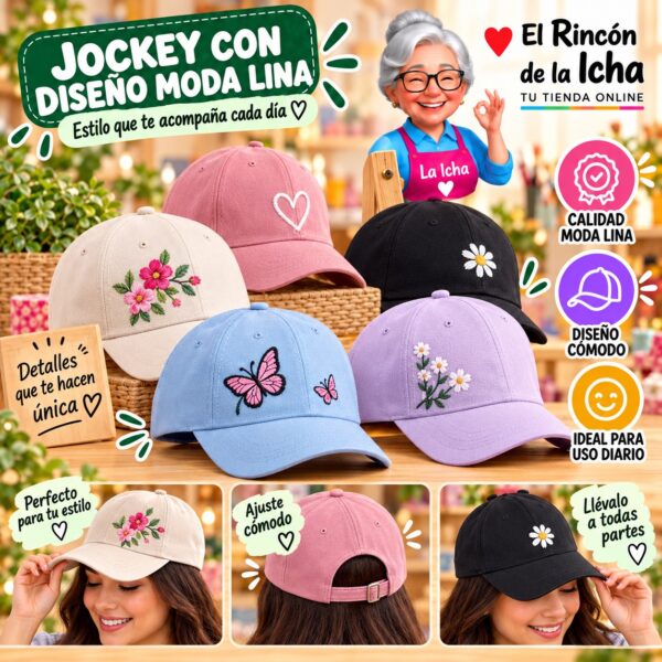 RI-ML-00476 Jockey con Diseño Moda Lina Diseño 900778