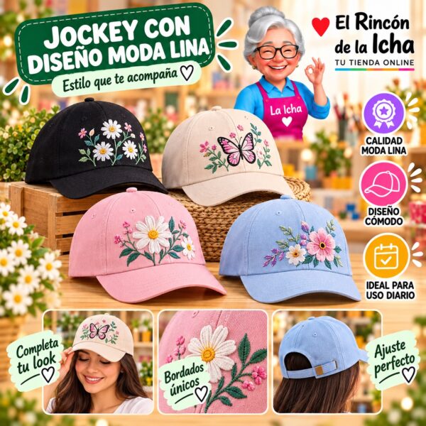 RI-ML-00486 Jockey con Diseño Moda Lina Diseño 900692