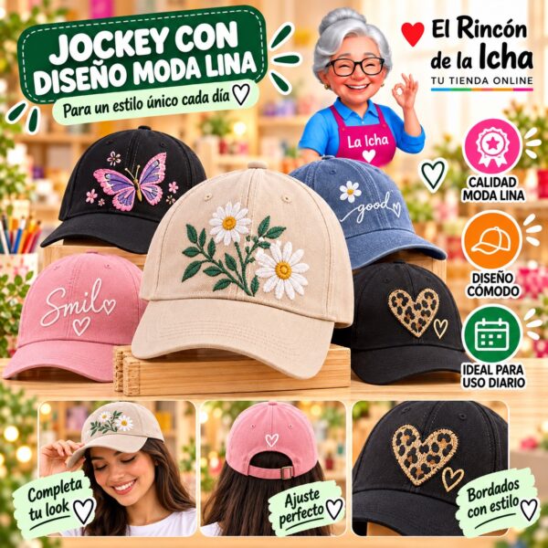RI-ML-00490 Jockey con Diseño Moda Lina Diseño 920534
