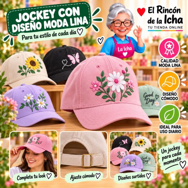 RI-ML-00493 Jockey con Diseño Moda Lina Diseño 900558