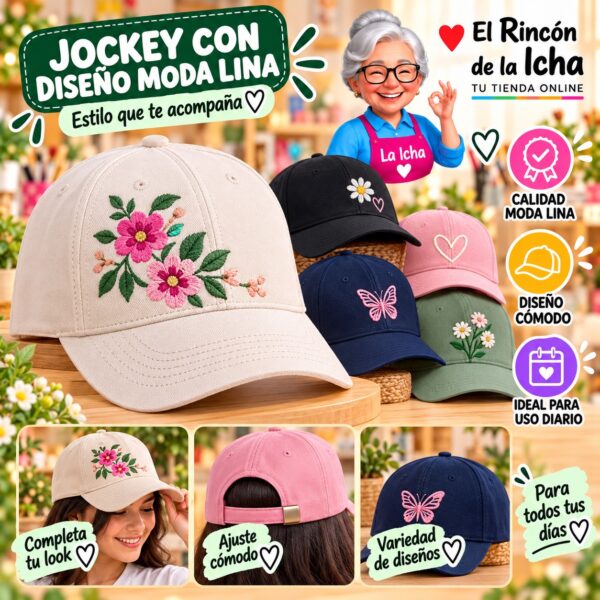 RI-ML-00495 Jockey con Diseño Moda Lina Diseño 900548