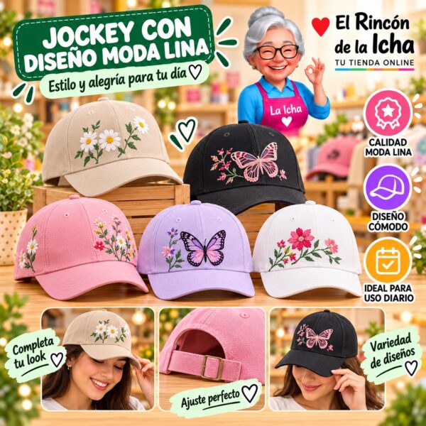 RI-ML-00498 Jockey con Diseño Moda Lina Diseño 900622