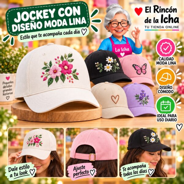 RI-ML-00499 Jockey con Diseño Moda Lina Diseño 900279