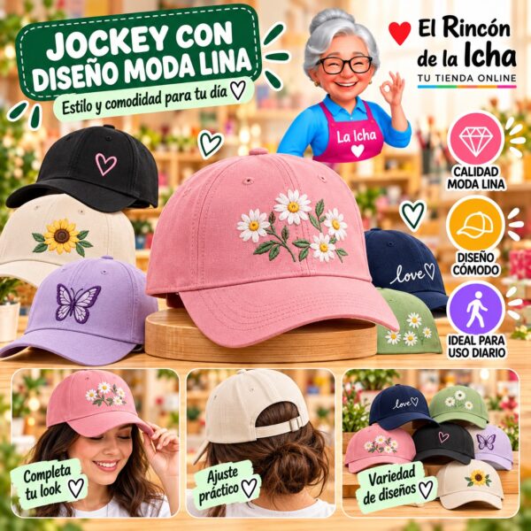 RI-ML-00502 Jockey con Diseño Moda Lina Diseño 900459