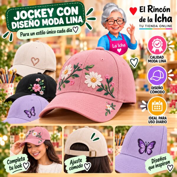 RI-ML-00508 Jockey con Diseño Moda Lina Diseño 900690
