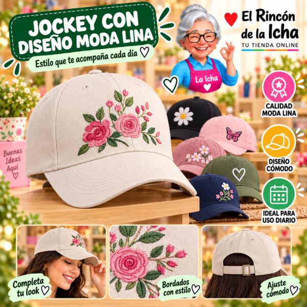 RI-ML-00509 Jockey con Diseño Moda Lina Diseño 900694