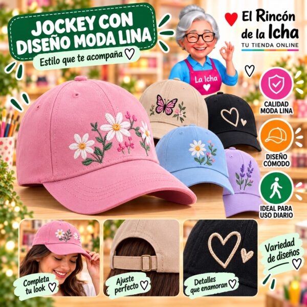 RI-ML-00516 Jockey con Diseño Moda Lina Diseño 900595