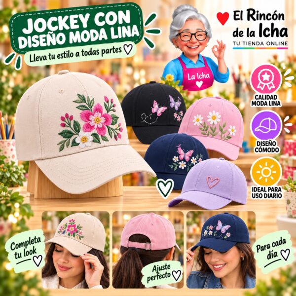 RI-ML-00517 Jockey con Diseño Moda Lina Diseño 900599