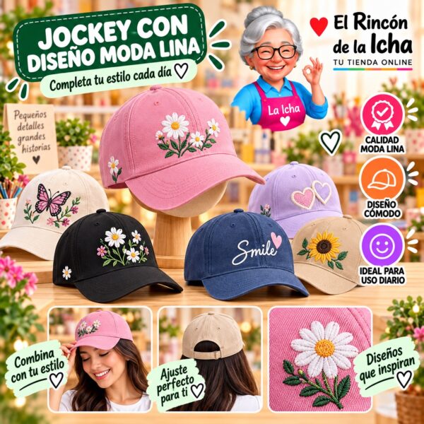RI-ML-00523 Jockey con Diseño Moda Lina Diseño 900644