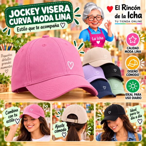 RI-ML-00550 Jockey Visera Curva Moda Lina Diseño 900754