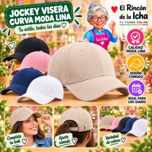 RI-ML-00575 Jockey Visera Curva Moda Lina Diseño 900582