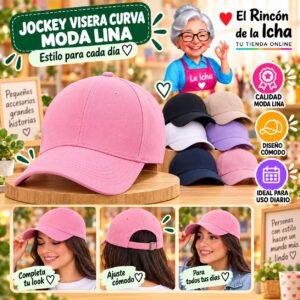 RI-ML-00577 Jockey Visera Curva Moda Lina Diseño 900106