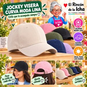 RI-ML-00580 Jockey Visera Curva Moda Lina Diseño 900720