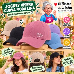 RI-ML-00593 Jockey Visera Curva Moda Lina Diseño 900528