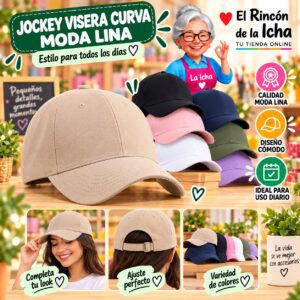 RI-ML-00594 Jockey Visera Curva Moda Lina Diseño 900529