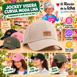 RI-ML-00595 Jockey Visera Curva Moda Lina Diseño 900530