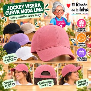 RI-ML-00599 Jockey Visera Curva Moda Lina Diseño 900071