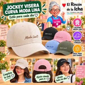 RI-ML-00603 Jockey Visera Curva Moda Lina Diseño 900561