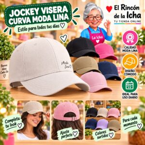 RI-ML-00604 Jockey Visera Curva Moda Lina Diseño 900540