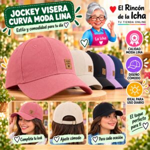 RI-ML-00608 Jockey Visera Curva Moda Lina Diseño 900687