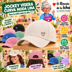 RI-ML-00610 Jockey Visera Curva Moda Lina Diseño 900615