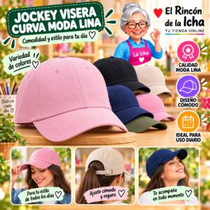 RI-ML-00615 Jockey Visera Curva Moda Lina Diseño 900650