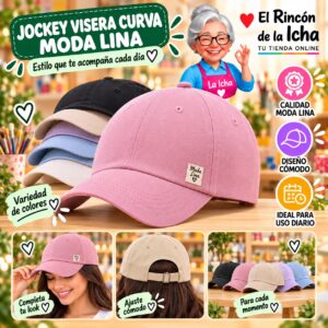 RI-ML-00620 Jockey Visera Curva Moda Lina Diseño 900608