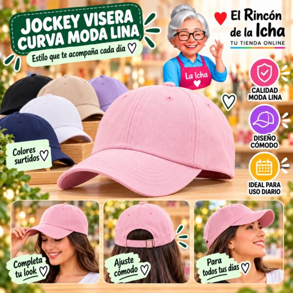 RI-ML-00624 Jockey Visera Curva Moda Lina Diseño 900651