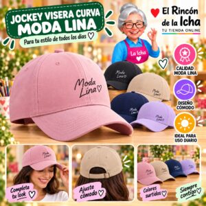 RI-ML-00625 Jockey Visera Curva Moda Lina Diseño 900600