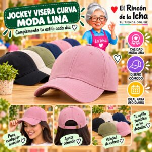 RI-ML-00626 Jockey Visera Curva Moda Lina Diseño 900602