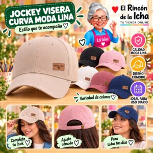 RI-ML-00629 Jockey Visera Curva Moda Lina Diseño 900616