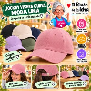 RI-ML-00632 Jockey Visera Curva Moda Lina Diseño 900719