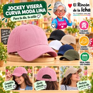 RI-ML-00633 Jockey Visera Curva Moda Lina Diseño 900718