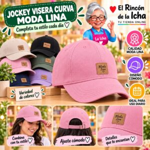 RI-ML-00634 Jockey Visera Curva Moda Lina Diseño 900703