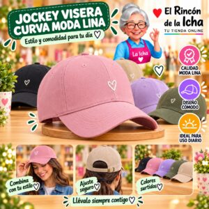 RI-ML-00636 Jockey Visera Curva Moda Lina Diseño 900743