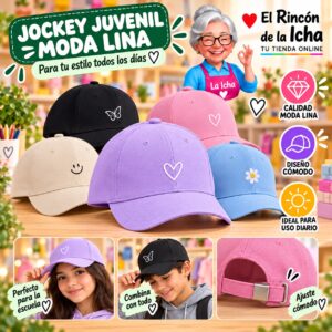 RI-ML-00644 Jockey Juvenil Moda Lina Diseño 900654