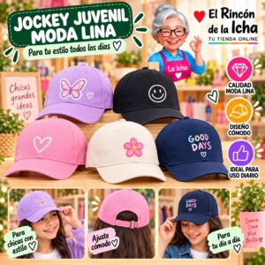 RI-ML-00646 Jockey Juvenil Moda Lina Diseño 900657