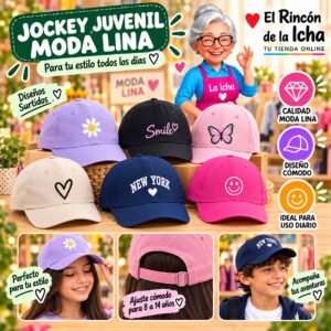 RI-ML-00648 Jockey Juvenil Moda Lina Diseño 900659
