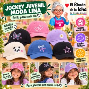 RI-ML-00650 Jockey Juvenil Moda Lina Diseño 900662