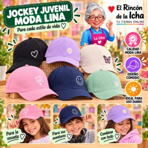 RI-ML-00652 Jockey Juvenil Moda Lina Diseño 900664