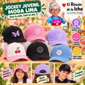 RI-ML-00660 Jockey Juvenil Moda Lina Diseño 900673