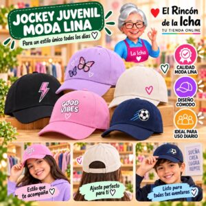 RI-ML-00661 Jockey Juvenil Moda Lina Diseño 900671