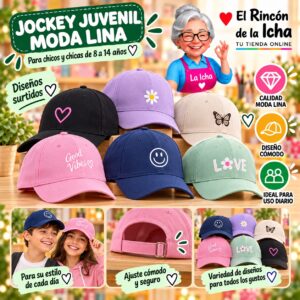 RI-ML-00663 Jockey Juvenil Moda Lina Diseño 900677