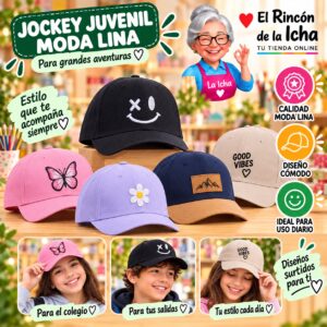 RI-ML-00665 Jockey Juvenil Moda Lina Diseño 900682