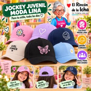 RI-ML-00666 Jockey Juvenil Moda Lina Diseño 900683