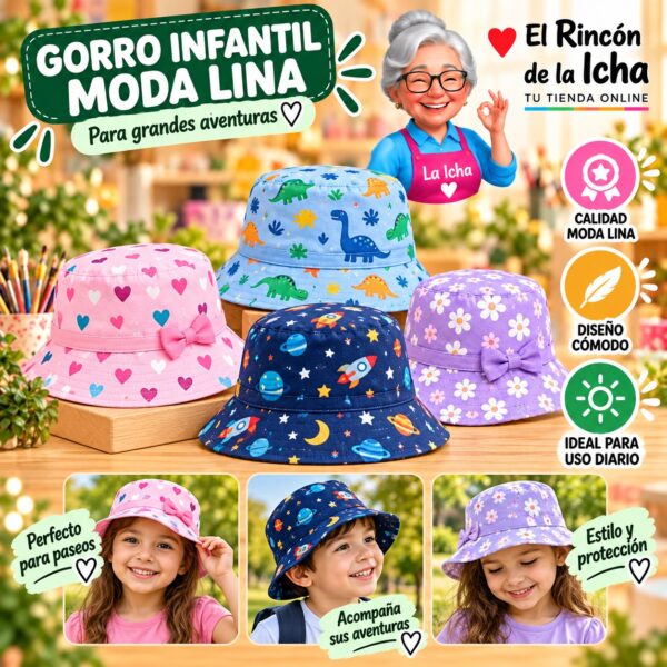 Gorro Infantil Moda Lina Diseño 920599