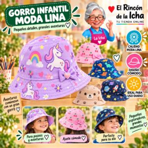 RI-ML-00675 Gorro Infantil Moda Lina Diseño 920600