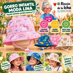 RI-ML-00676 Gorro Infantil Moda Lina Diseño 920606