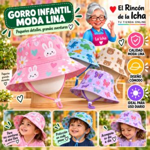 RI-ML-00678 Gorro Infantil Moda Lina Diseño 920607