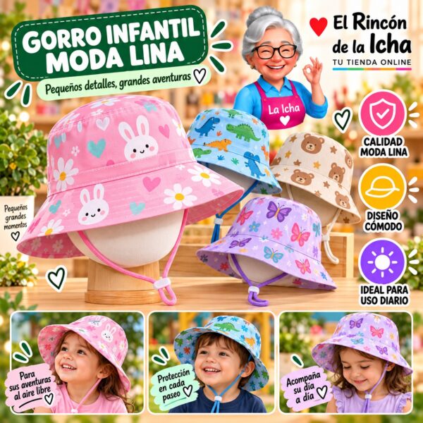 Gorro Infantil Moda Lina Diseño 920607
